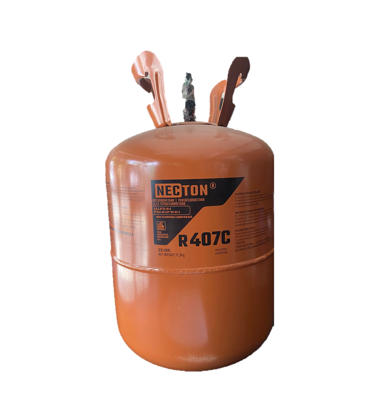 Garrafa R407c x 11.3KG Necton