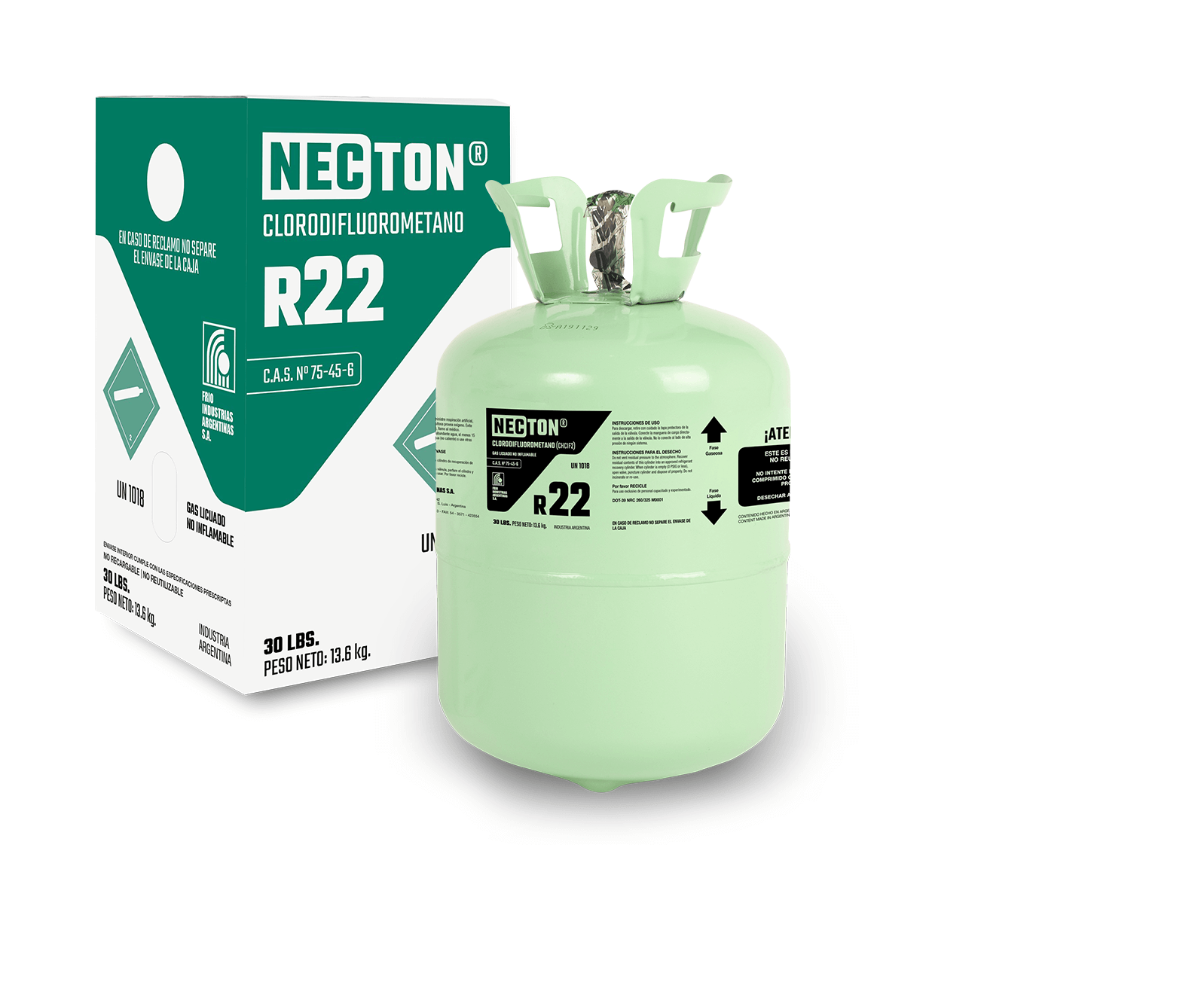 Garrafa R22 x 13.6KG Necton